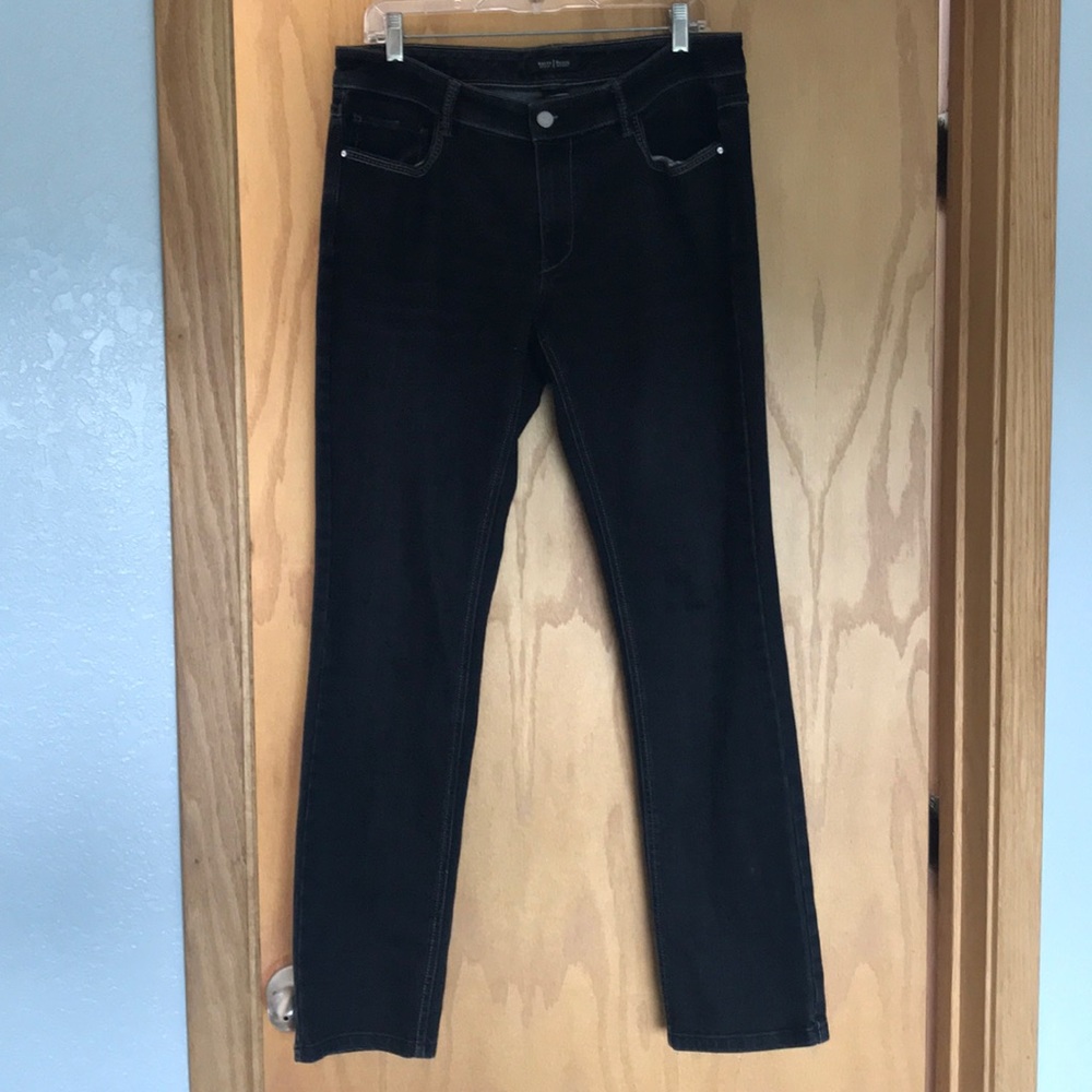 WHBM Black noir jeans
